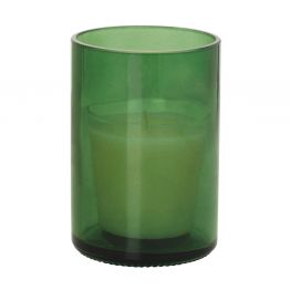 Barevn� sv�cen ze skla, dopln�k pro kr�sn� prost�en� st�l, podtrhne atmosf�ru na p��n�.